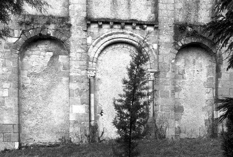 Détail de la façade ouest.