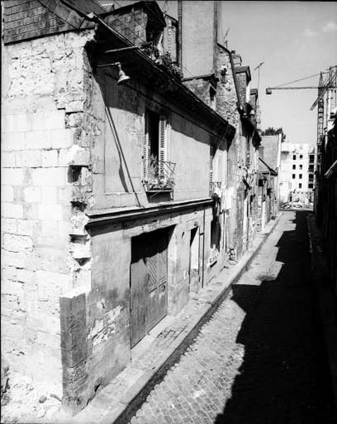 Parcelle El. 359 : façade antérieure sur rue, élévation XIXe siècle.