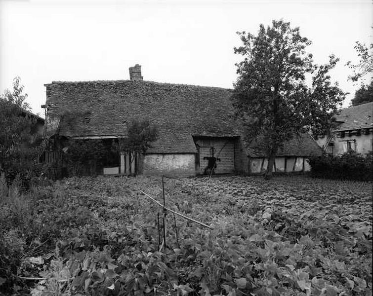 Façade postérieure de l'ancien logis.