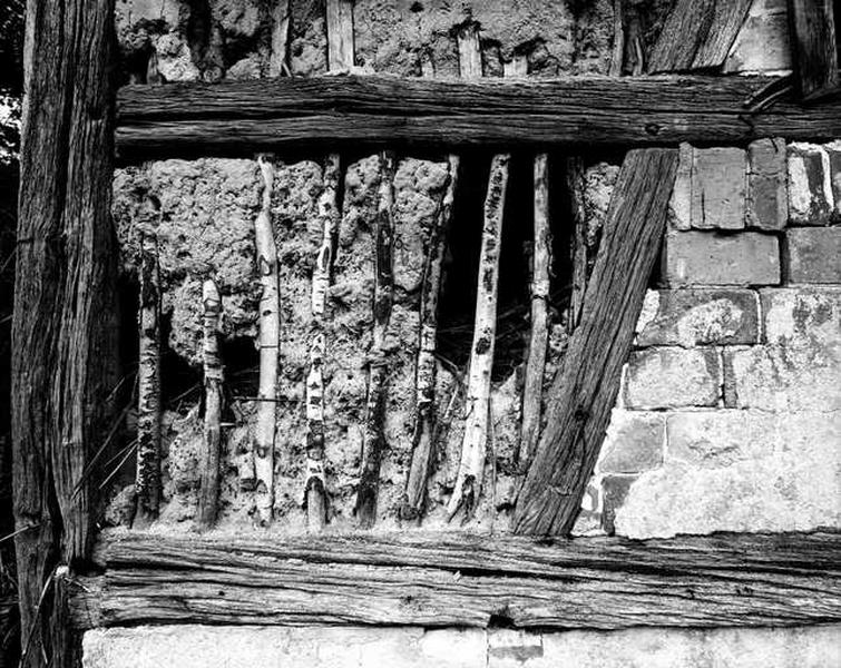Façade antérieure sud-ouest, détail hourdis.