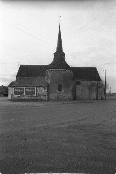 Façade est, vue d'ensemble du chevet.