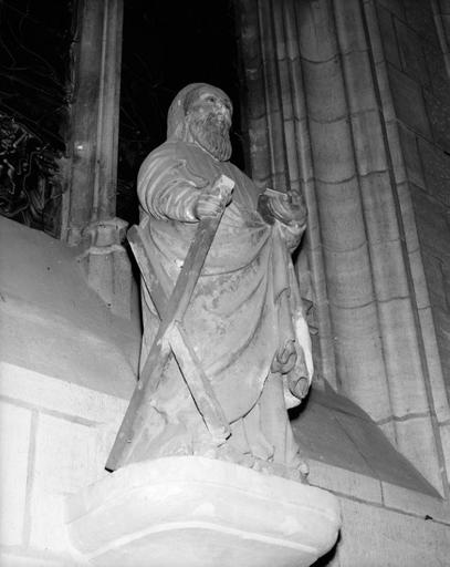 Statue (petite nature) : saint André