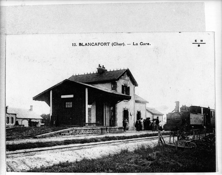 Vue d'ensemble de la gare.