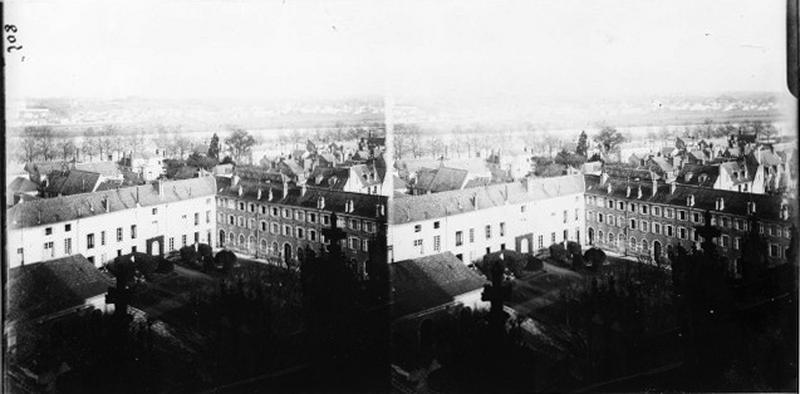 Vue prise d'une des tours de la cathédrale.