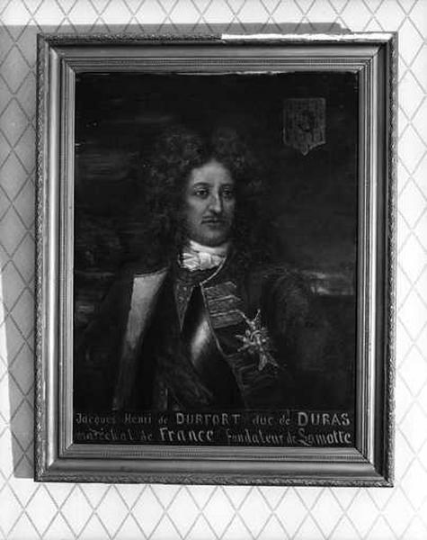 Huile sur toile représentant le portrait de Jacques Henri de Durfort, duc de Duras.