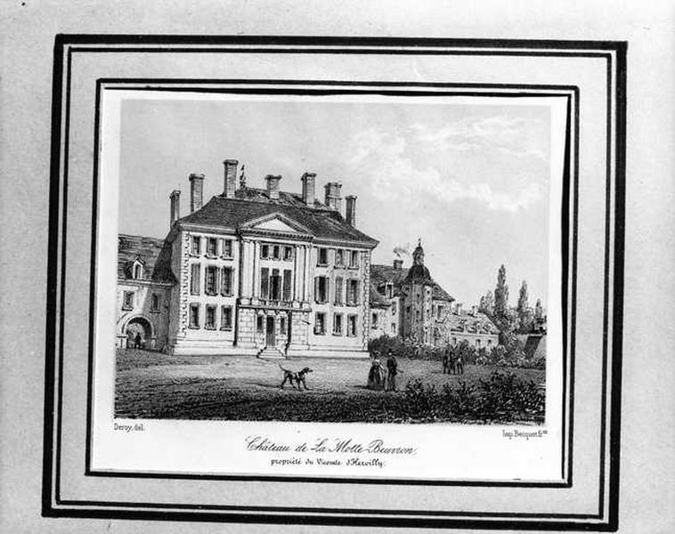Vue du château, façade ouest.