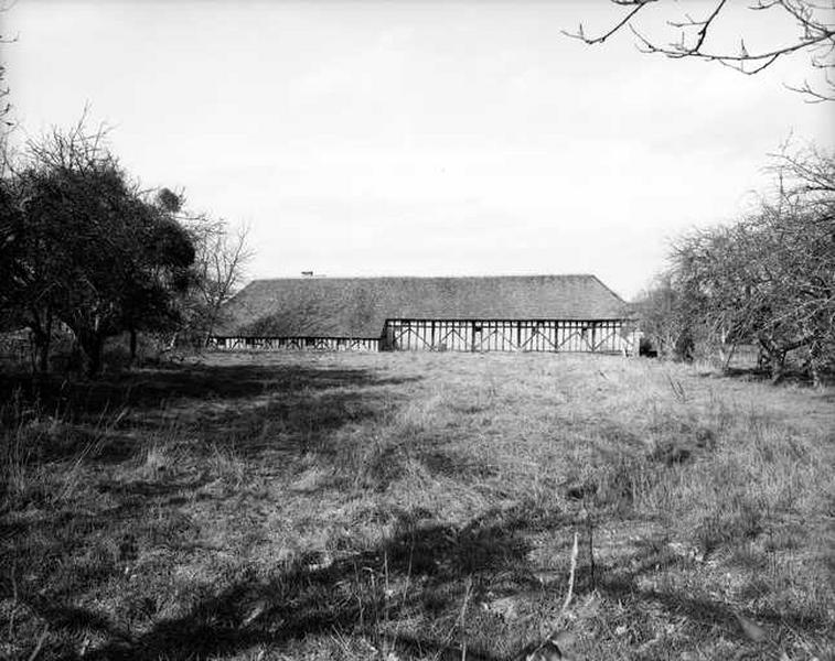 Façade sur jardin de la grange.