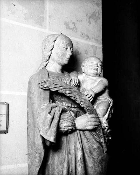 Statue (demi-nature) : sainte Julitte et saint Cyr