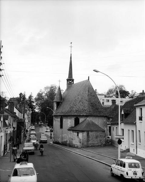 Vue de volume prise du sud-Est, sacristie.