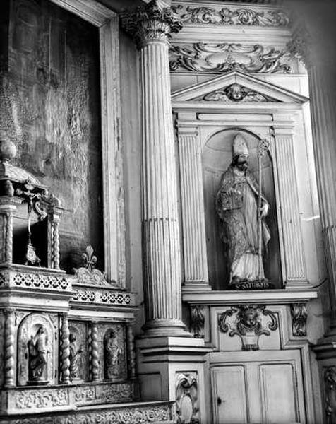 3 statues (petite nature) : saint Martin, sainte Catherine, saint Saturnin