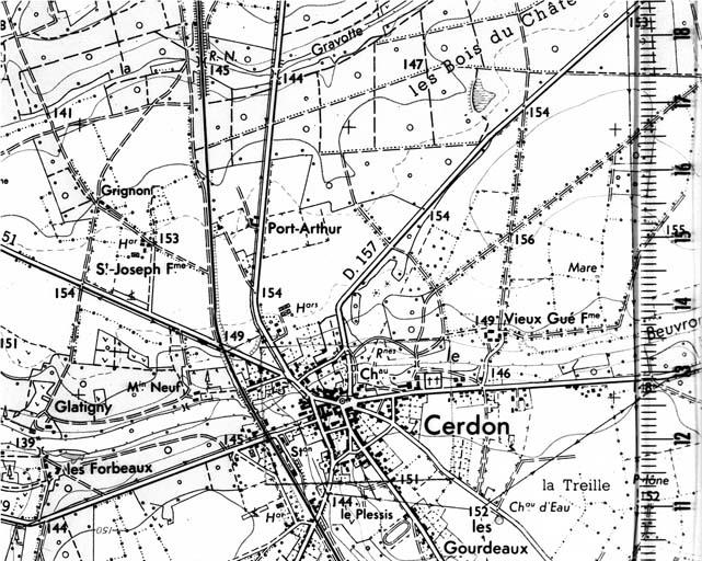 Le bourg et les écarts de la commune.