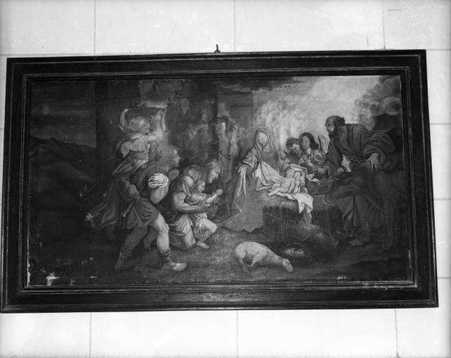 Tableau : Adoration des bergers