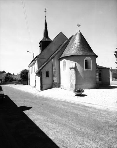 Vue du chevet.