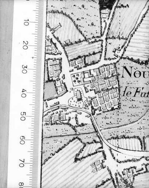 Plan du bourg de Nouan-le-Fuzelier.