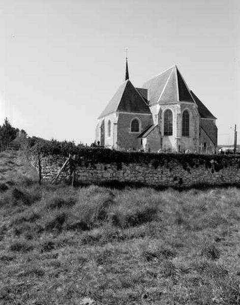 Vue générale du chevet.