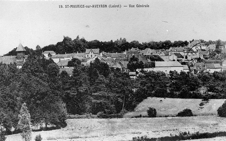 Vue aérienne du bourg.