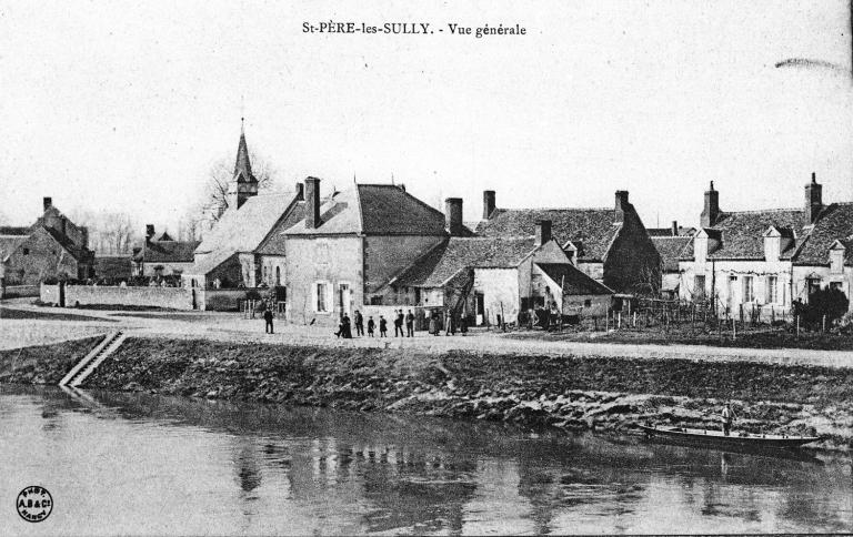 Perrés du port de Saint-Père. Carte postale ancienne.