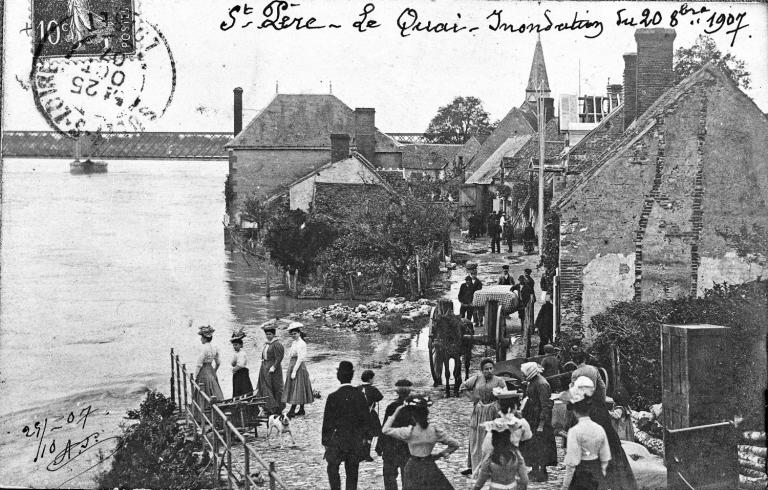 Les aménagements portuaires de la Loire : commune de Saint-Père-sur-Loire (Loiret)