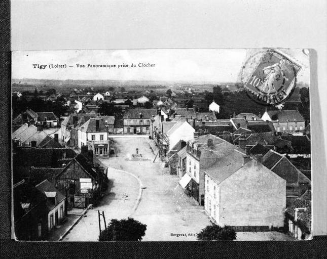 Vue panoramique prise du clocher.