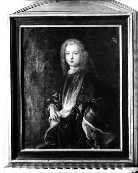 Tableau : portrait de Louis XV enfant (?), portrait du duc de Richmond (?)
