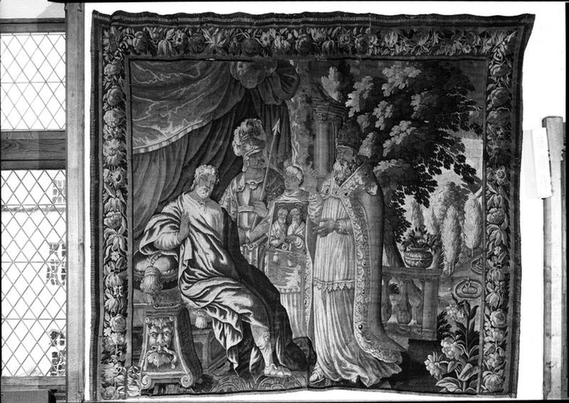 Pièce murale : la Rencontre de Constantin avec le pape