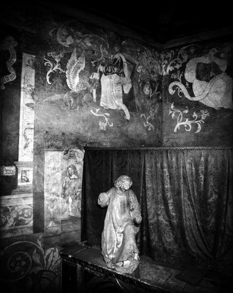 Chapelle, abside Est, mur nord-Est, Marc l'évangéliste.