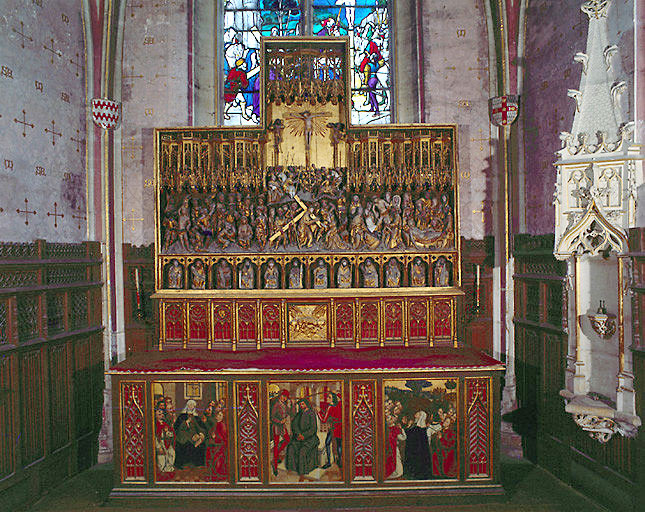 Retable, style gothique