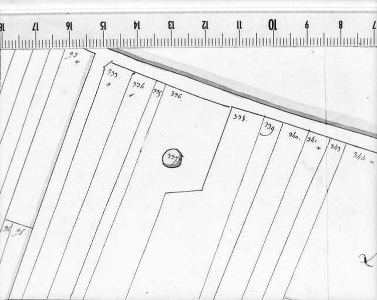 Plan de situation du moulin à vent.