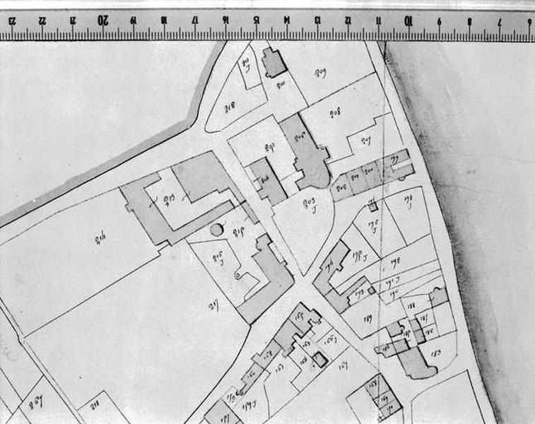 Plan de situation détaillé du bourg.