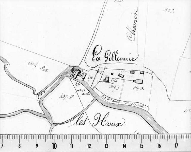 Plan de situation de la Guillonnie.