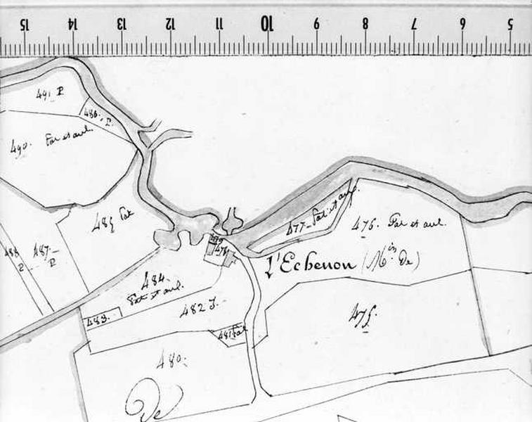 Plan de situation de l'Echenon.