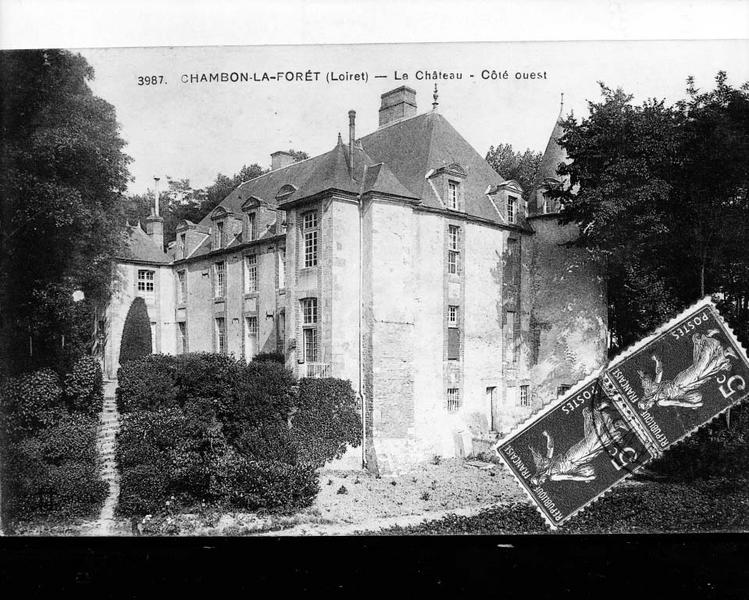 Le château. Côté ouest.