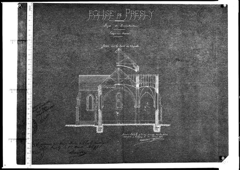 Coupe transversale, troisième projet.