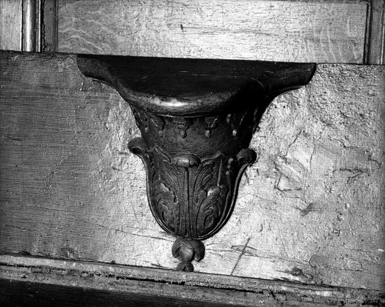 Troisième rangée sud, miséricorde n° 16, 18e siècle.