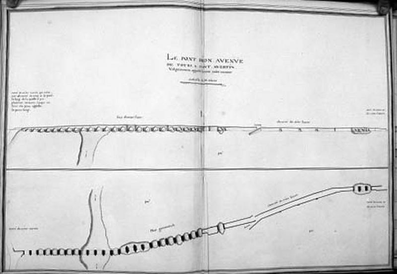 Vue et plan géometral.