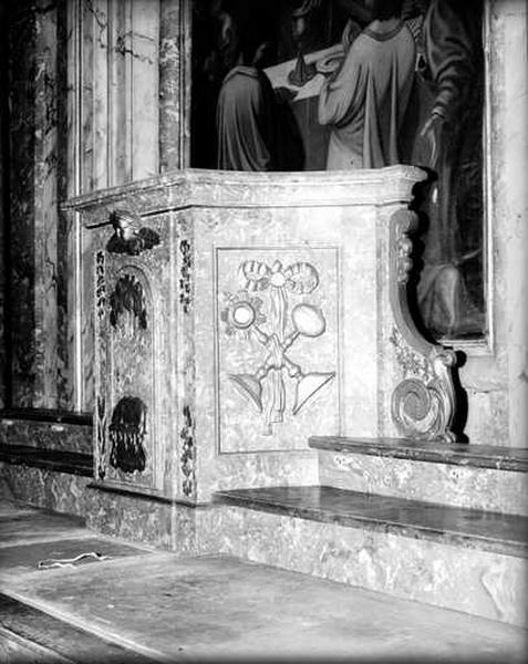 Autel, tabernacle, retable (autel tombeau, retable architecturé)