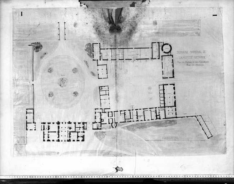 Plan du rez-de-chaussée.