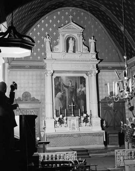 Autel, devant d'autel, tabernacle, retable (maître-autel, tabernacle architecturé, retable architecturé)