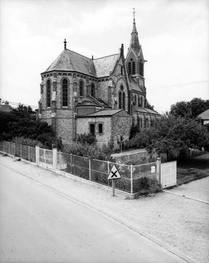 Vue de volume, façade postérieure.