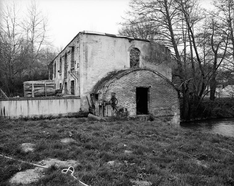 Vue de volume du moulin à eau.