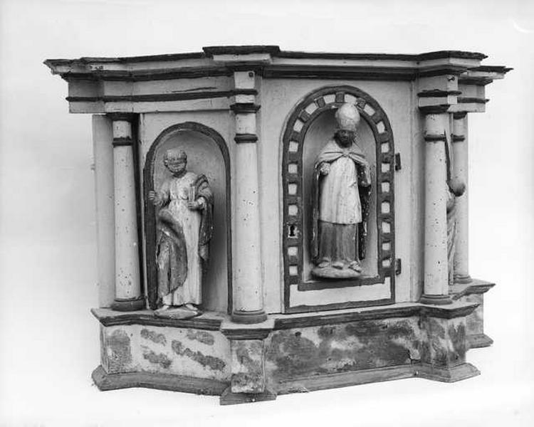 Autel, tabernacle (autel tombeau, tabernacle architecturé à niches)