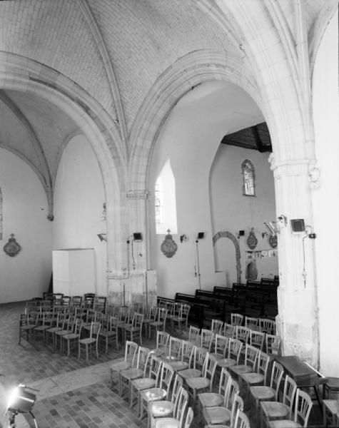 Croisée du transept ; vue de volume.