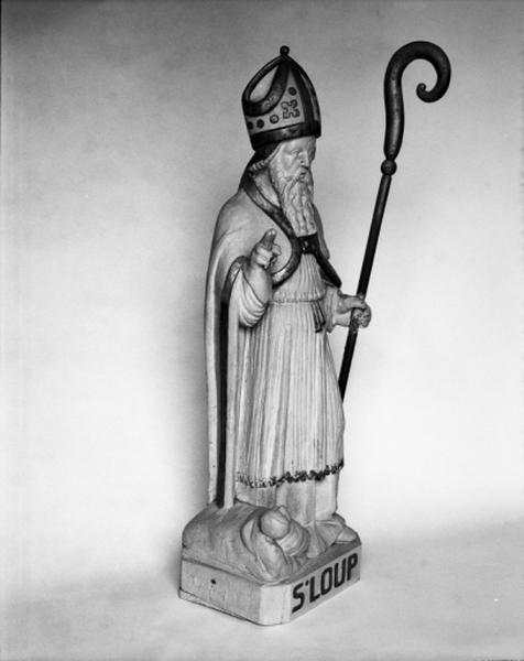 Statuette : saint Loup de Sens