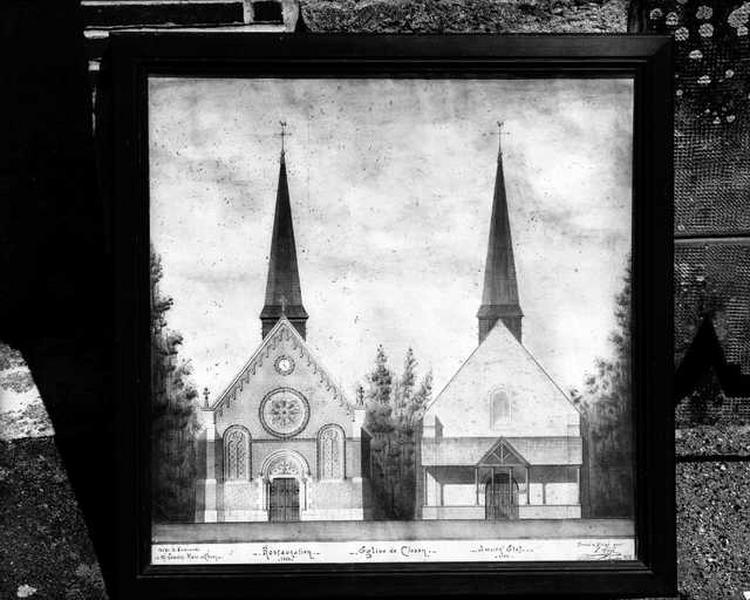 Projet de restauration de l'ancienne église.