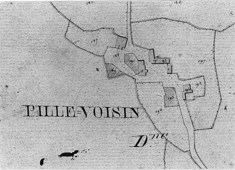 Domaine : plan cadastral XIXème siècle.