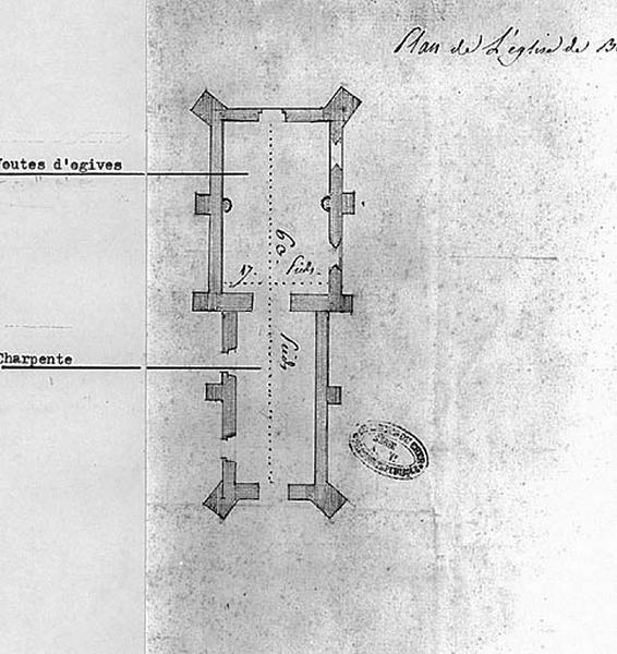 Plan XVIII ème siècle.