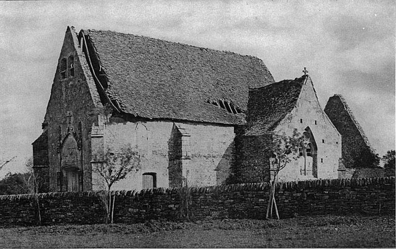 Chapelle avant restauration. Cliché Hubert Duroisel.