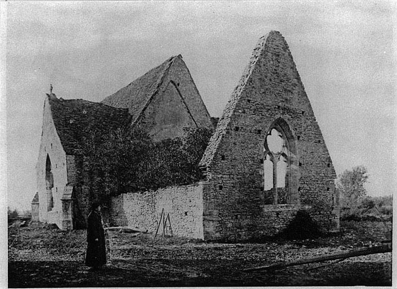 Chapelle avant restauration. Cliché Hubert Duroisel.