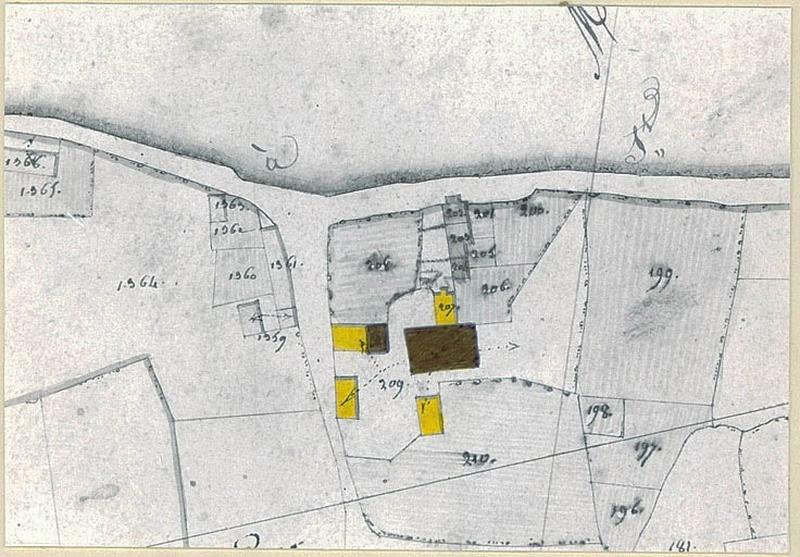 Agrandissement d'un faubourg. Plan cadastral début XIX ème siècle.