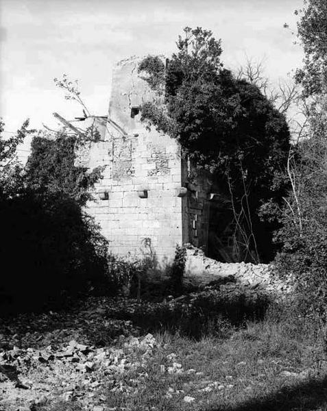 Ancienne tuilerie transformée en tannerie après écroulement de la cheminée.